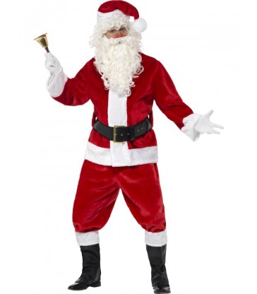 Deluxe Santa Costume & Hat