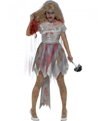 Deluxe Zombie Bride Costume