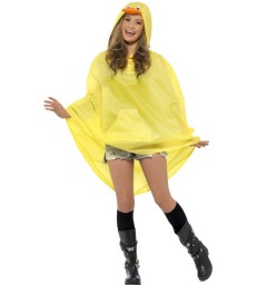 Duck Party Poncho, Yellow