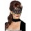 Embroidered Lace Filigree Swirl Eyemask, Black
