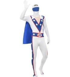 Evel Knievel Second Skin Costume, White