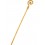 Extendable Crozier Staff, Gold