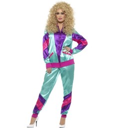 80s Height of Fashion Shell Suit Costume, Female
