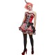 Fever Deluxe Clown Cutie Costume, with Corset