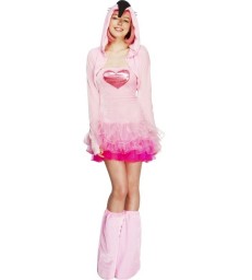 Fever Flamingo Costume, Tutu Dress