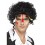 80s New Romantic Wig, Black