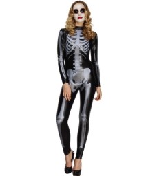 Fever Miss Whiplash Skeleton Costume2