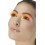 80s Party Eyelashes, Neon Orange