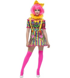 Fever Patchwork Clown Costume