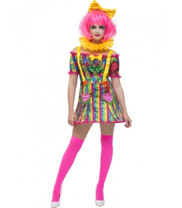 Fever Patchwork Clown Costume