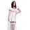 Fever Role-Play Nurse Wet Look Costume, White