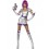 Fever Space Cadet Costume, Silver Metallic