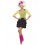 80s Pop Tart Costume, Black & Yellow