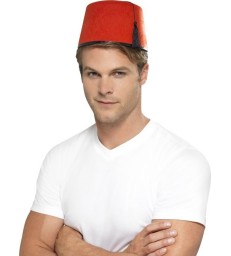 Fez Hat, Red