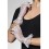Fingerless Lace Gloves, White