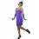 Flapper Costume, Purple
