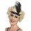 Flapper Headband, Black