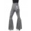 70s Disco Flared Trousers, Ladies, Silver
