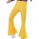Flared Trousers, Mens, Yellow
