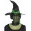 Smiffys Make-Up FX, Foam Latex Witch Nose, Green