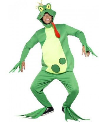 Frog Prince Costume, Top with Attached Gloves