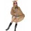 Giraffe Party Poncho, Brown