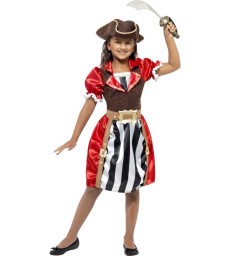 Girls Pirate Captain Costume