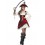 Glamorous Lady Pirate Costume, Red