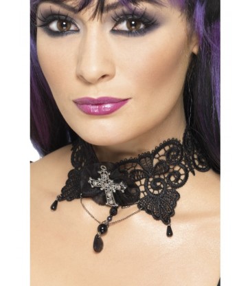 Gothic Lace Choker