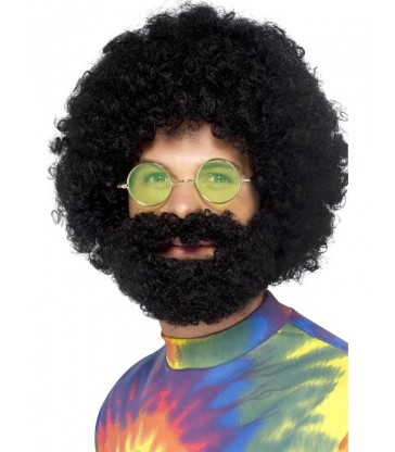 Groovy Dude Afro Wig and Beard