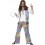 Groovy Hippie Costume, Multi-Coloured