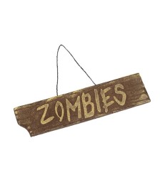 Hanging Zombies Sign