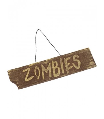 Hanging Zombies Sign