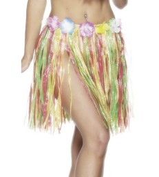 Hawaiian Hula Skirt, Multi-Coloured