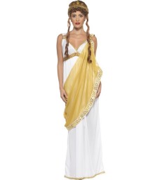 Helen of Troy Costume, White & Gold