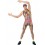 Aerobics Instructor Costume, Multi-Coloured