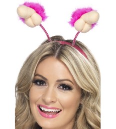Hen Night Plush Willy Boppers, Pink