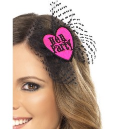 Hen Party Hair Bow, Pink