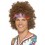 Hippie Afro Kit, Brown