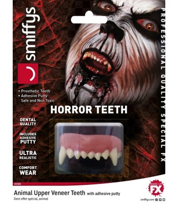 Horror Teeth, Animal, with Upper Veneer Teeth