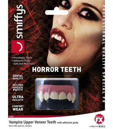 Horror Teeth, Vampire, with Upper Veneer Teeth