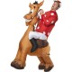 Inflatable Jockey and Horse Costume