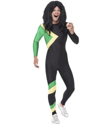 Jamaican Hero Costume, Black