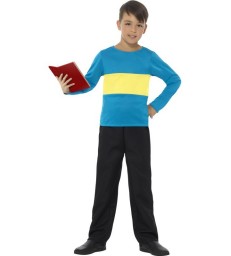 Jumper, Blue with Yellow Stripe, Blue & Yellow
