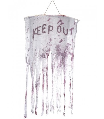 Keep Out Bloody Hanging Decoration