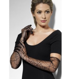 Lace Gloves, Black