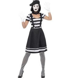 Lady Mime Artist Costume