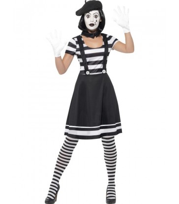 Lady Mime Artist Costume