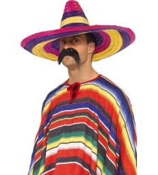 Large Sombrero, Multi-Coloured