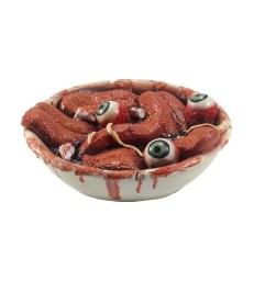 Latex Gory Gourmet Tongue Bowl Prop